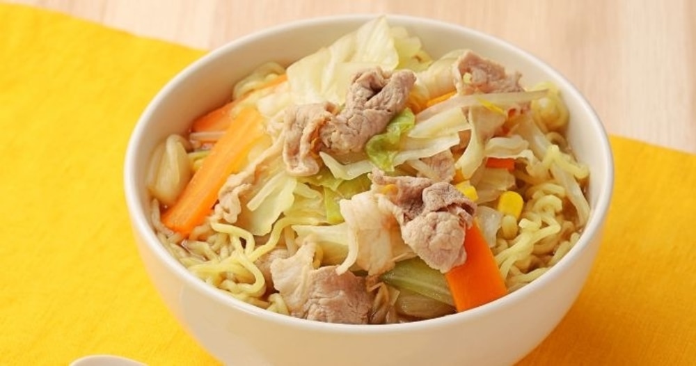 【主菜】野菜が美味しいみそラーメン